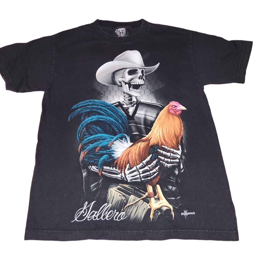 Graphic Tee Galleria Skeleton & Rooster
